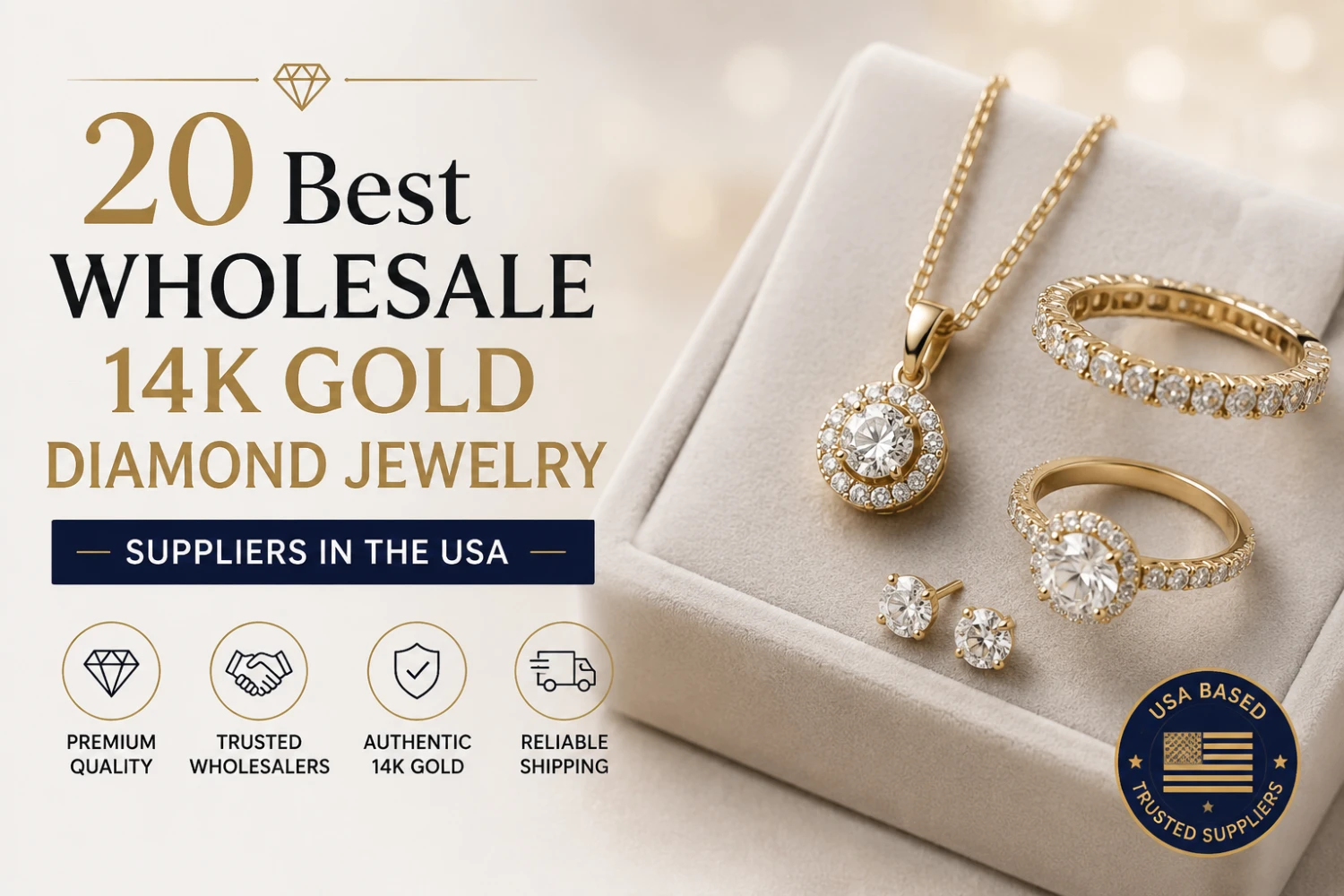 20 Best Wholesale 14K Gold Diamond Jewelry Suppliers in the USA